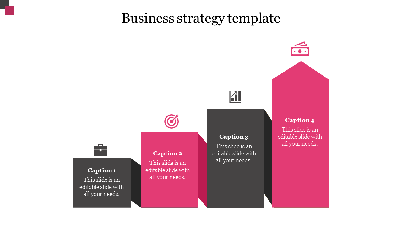 Best Business Strategy Template Slide For Presentation
